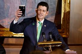 Speaker Paul Ryan Lifts a Glass